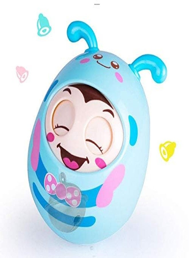 JBM ENTERPRISE Cute Baby Roly-Poly Tumbler Doll Toy with Bell Sound | BPA-Free Wobble Toy for Infants & Toddlers | Self-Righting Cartoon Winking Face for 6 Months+ Boys Girls - Image 1